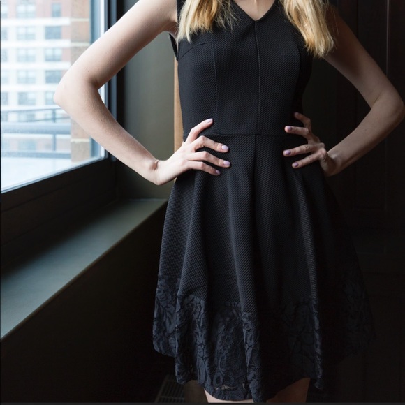 Sale!  Lace Detail Dress - Picture 2 of 3